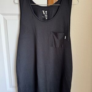 Vuori black tradewind tank top